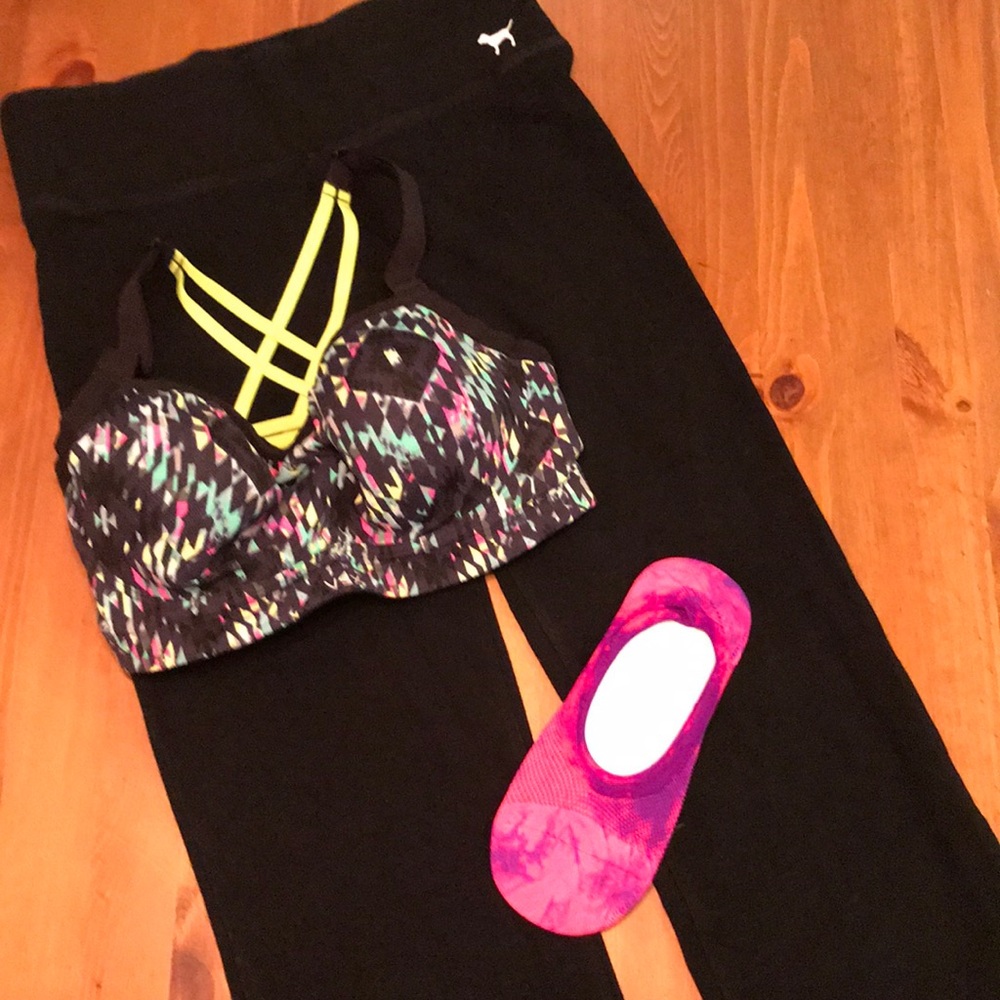 Sport Bundle, VS Sports Bra 32DD, PINK Yoga Pant S